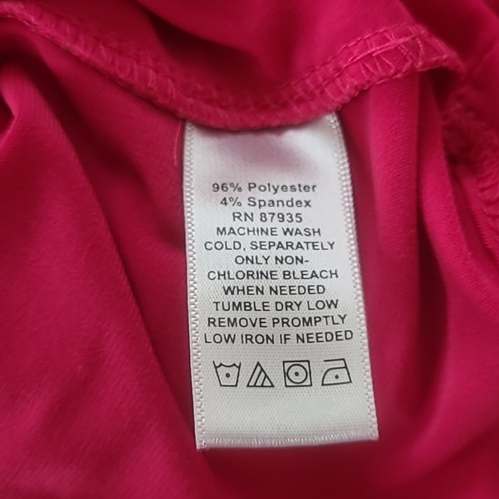 Simonton Says Pink Ruffle Front Pullover Top - Picture 7 of 7